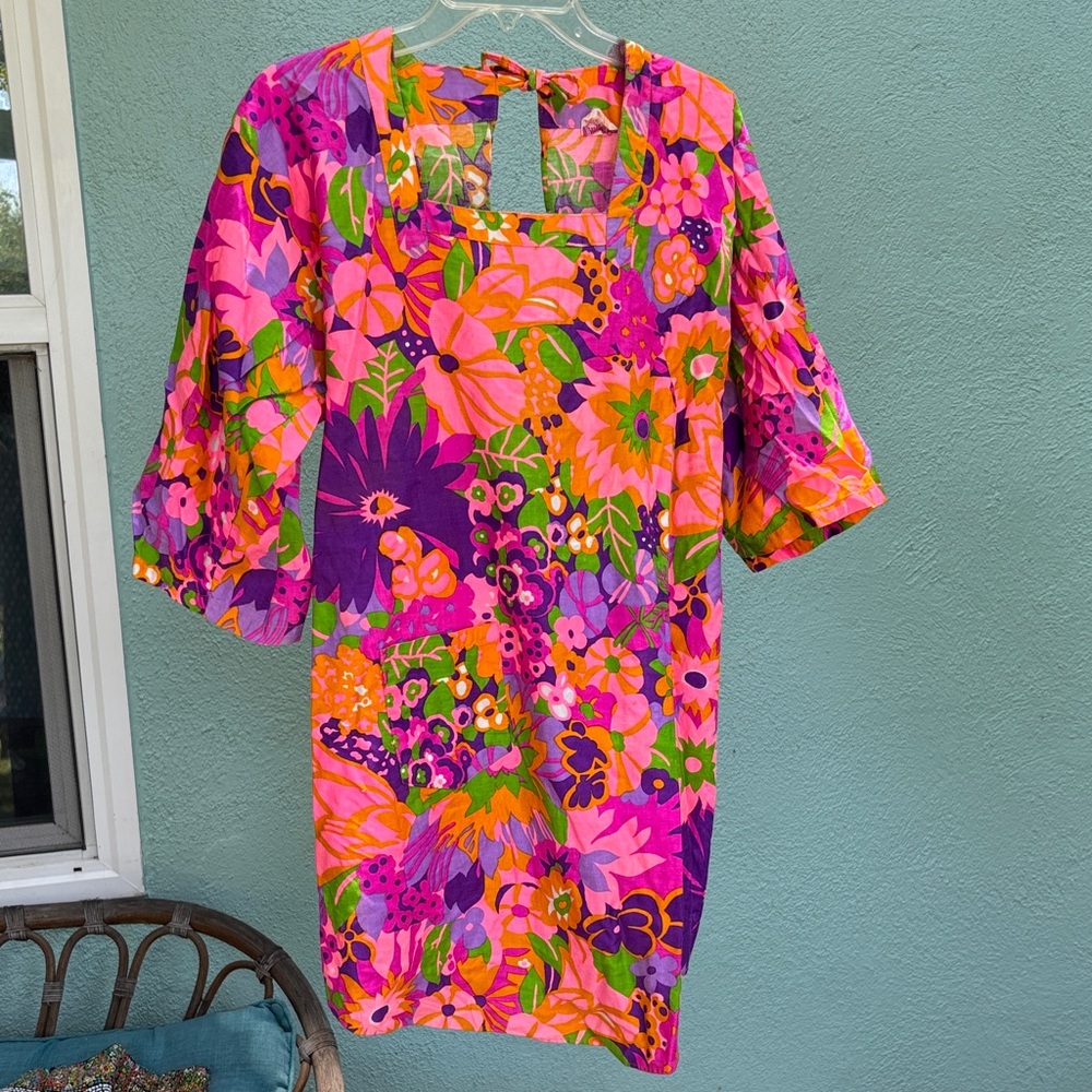 Vintage 60s Floral Smock - One Size